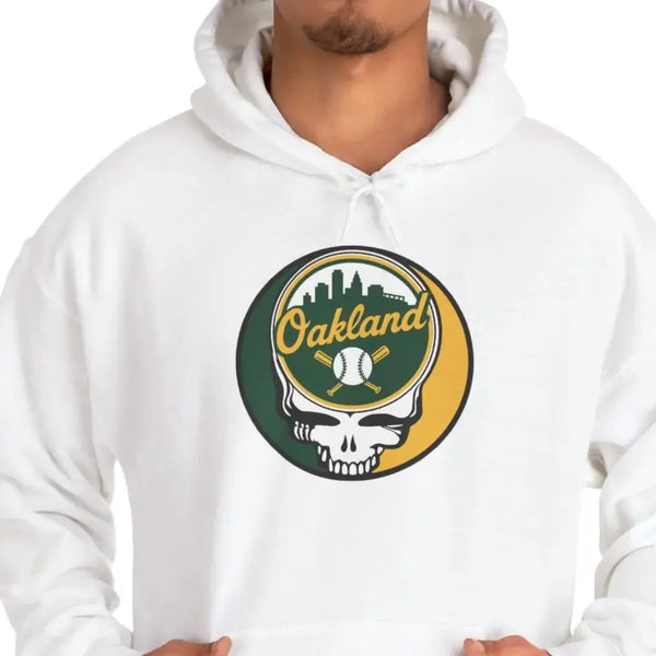 Grateful Dead - Oakland A's Grateful Dead Unisex Heavy Blend Hoodie - MLB - StealieShop