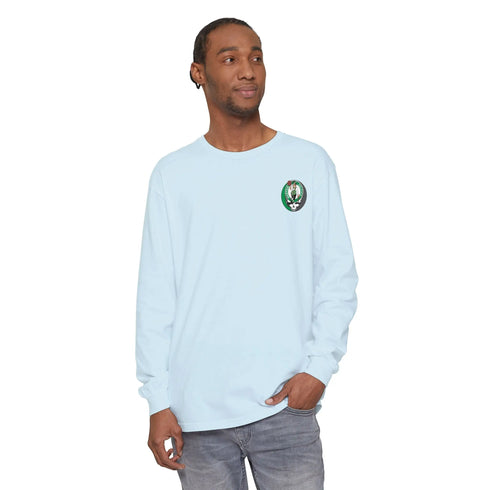 Grateful Dead - Boston Celtics Two-Sided Vineyard Collection Garment-Dyed Long Sleeve T-Shirt - StealieShop
