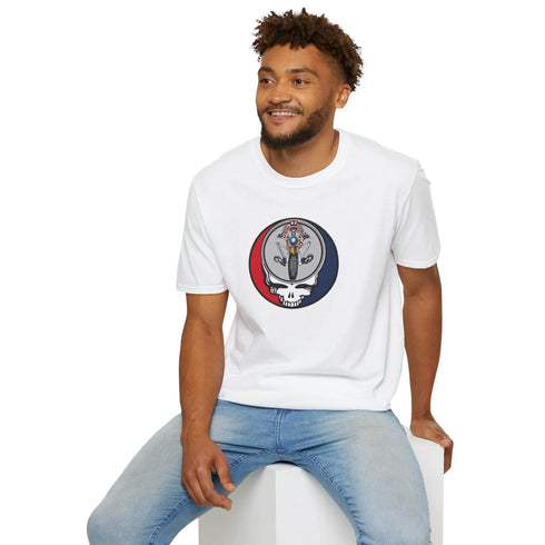 Grateful Dead - Psychle Sam Stealie Grateful Dead T-Shirt - StealieShop