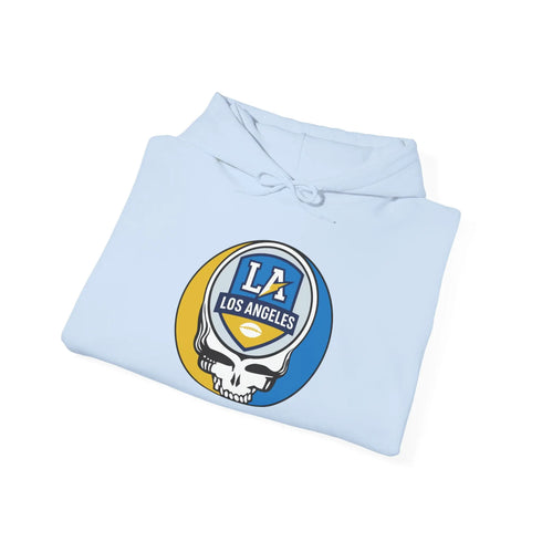 Grateful Dead - Los Angeles Chargers Stealie Grateful Dead Hooded Sweatshirt - NFL - StealieShop