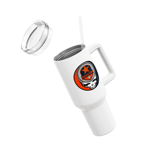 Grateful Dead - Houston Astros "Fat Man" Tumbler, Double Insulated 40oz Travel Mug - StealieShop