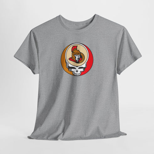Ottawa Senators Stealie Heavy Cotton Grateful Dead T-Shirt