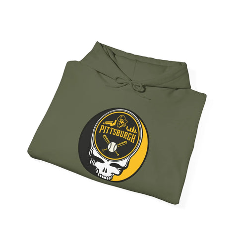 Grateful Dead - Pittsburgh Pirates Grateful Dead Unisex Heavy Blend Hoodie - MLB - StealieShop