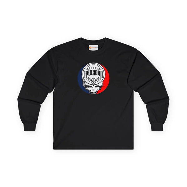 Rebel Railroad Grateful Dead Long Sleeve Tee StealieShop