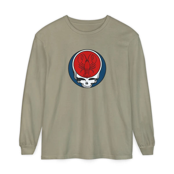 Grateful Dead - Steal Your Lobster Garment-Dyed Long Sleeve T-Shirt - StealieShop