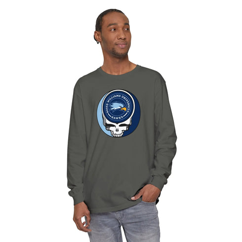 Roger Williams University Garment-Dyed Long Sleeve T-Shirt StealieShop