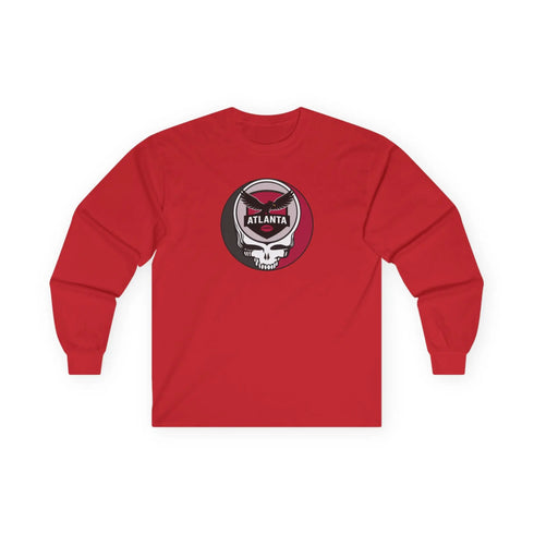 Grateful Dead - Atlanta Falcons Stealie Grateful Dead Long Sleeve Tee - NFL - StealieShop