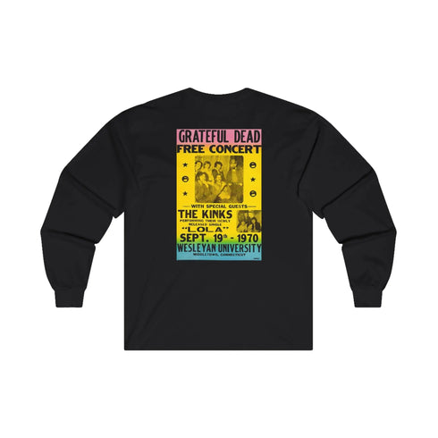 Wesleyan University Grateful Dead Ultra Cotton Long Sleeve Tee StealieShop