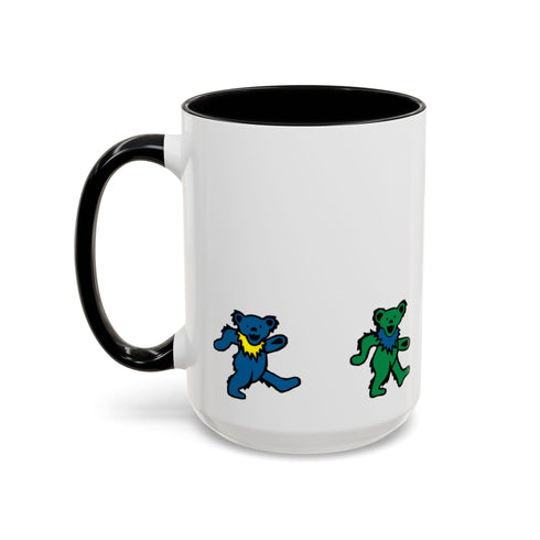 Grateful Dead - Dancing Bears Stealie Coffee Mug - StealieShop