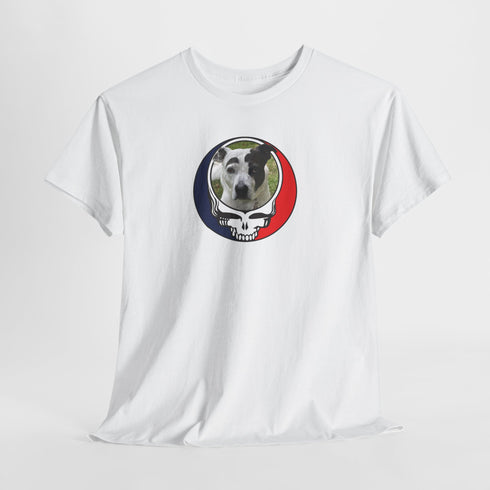 Custom Dog Stealie Unisex Grateful Dead T-Shirt (62)