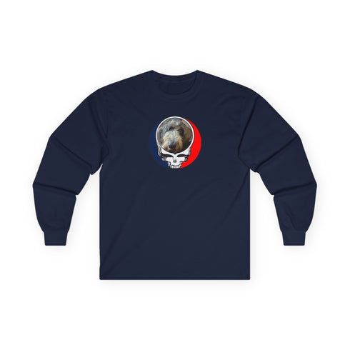 Custom Dog Stealie Grateful Dead Long Sleeve Tee (153)