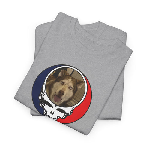Custom Dog Stealie Unisex Grateful Dead T-Shirt (66)