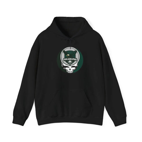 Grateful Dead - Philadelphia Eagles Stealie Grateful Dead Hoodie Sweatshirt - NFL - StealieShop