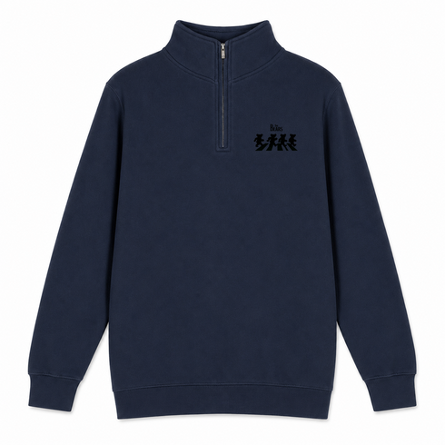 The Bears - Life is dead.® - Premium Grateful Dead Quarter-Zip Pullover - Navy - 3