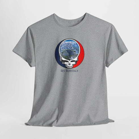 Ski Heavenly Trail Map Stealie Grateful Dead T-Shirt