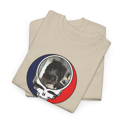 Custom Dog Stealie Unisex Grateful Dead T-Shirt (120)