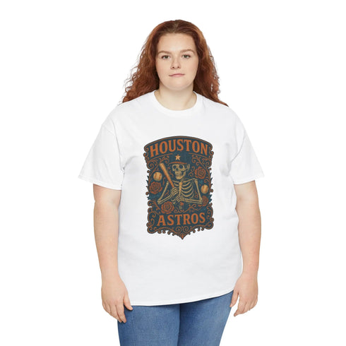 Grateful Dead - Houston Astros Retro Poster Art T-shirt - StealieShop
