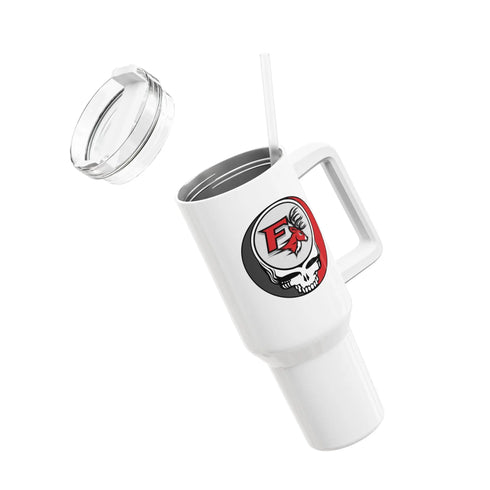Grateful Dead - Fairfield University Stealie "Fat Man" Tumbler, Double Insulated 40oz Travel Mug - StealieShop