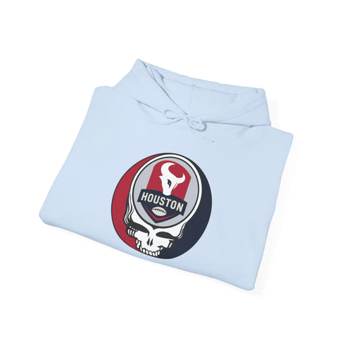 Grateful Dead - Houston Texans Stealie Grateful Dead Hooded Sweatshirt - NFL - StealieShop