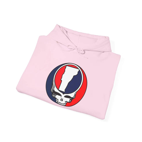 Vermont Map Stealie Unisex Heavy Blend Hoodie