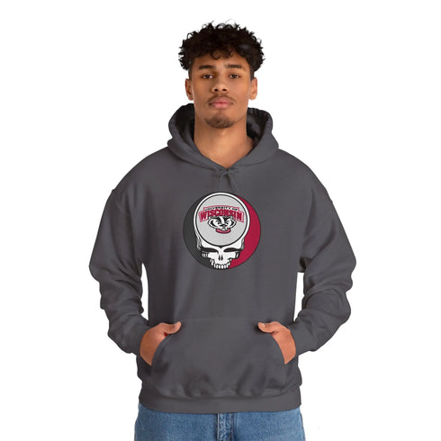 University of Wisconsin Grateful Dead Unisex Heavy Blend Hoodie StealieShop