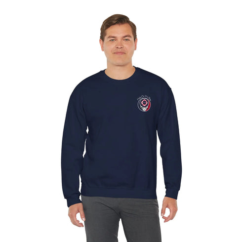 Elizabeth Fire Department Grateful Dead Stealie Crewneck Sweatshirt StealieShop