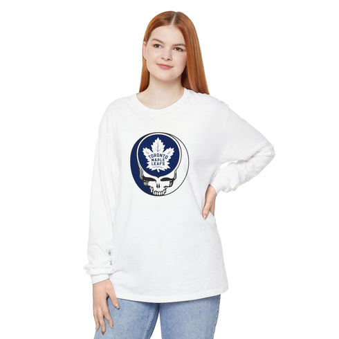 Toronto Maple Leafs Vineyard Collection Unisex Garment-Dyed Long Sleeve T-Shirt