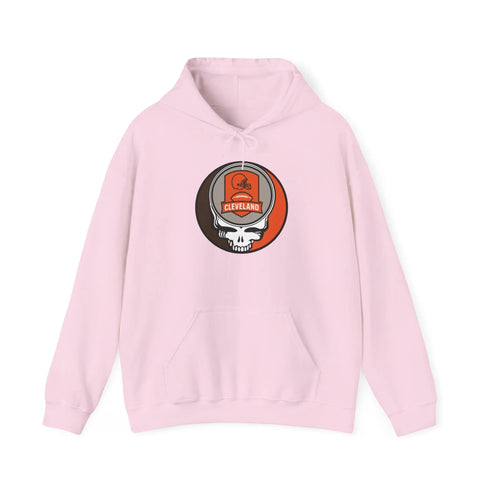 Grateful Dead - Cleveland Browns Stealie Grateful Dead Hooded Sweatshirt - NFL - StealieShop