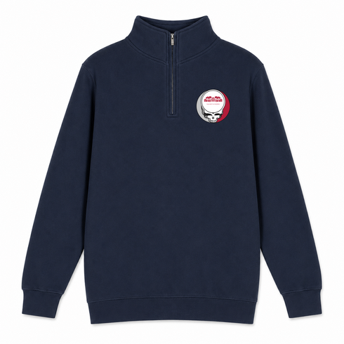 Swarthmore - Premium Grateful Dead Quarter-Zip Pullover - Navy - 3