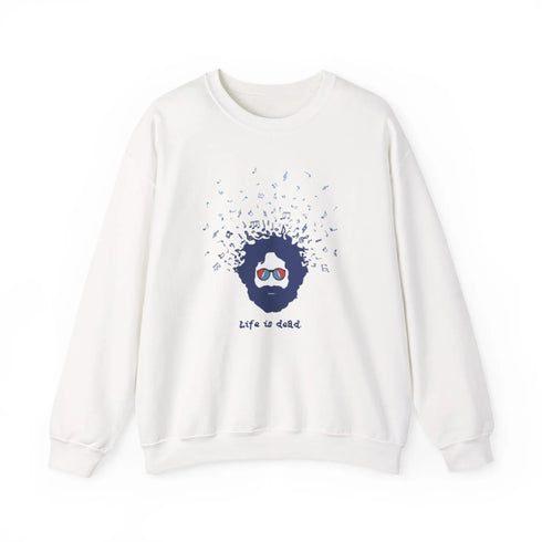 Grateful Dead - Jerry's Bursting With Music | Life is dead. Crewneck Sweatshirt - StealieShop