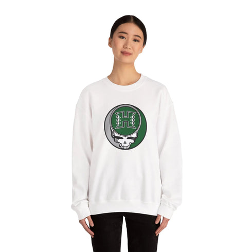 Grateful Dead - University of Hawaii Stealie Crewneck Sweatshirt - StealieShop