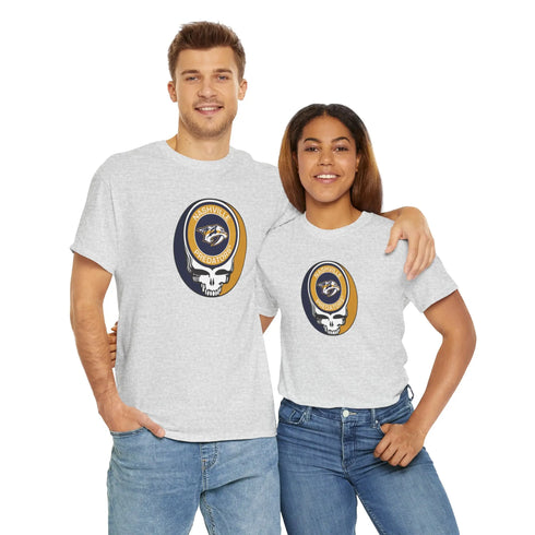 Nashville Predators Grateful Dead Steal Your Face T-Shirt - NHL - StealieShop