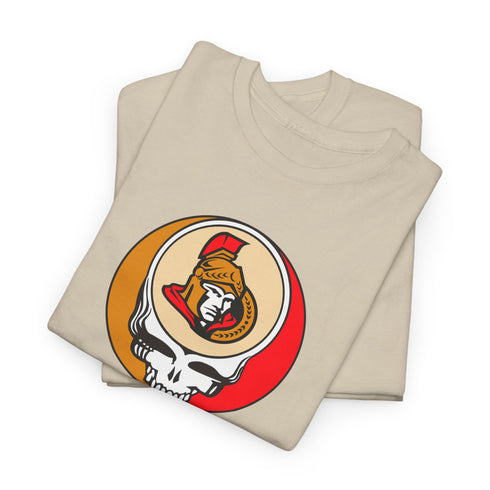 Ottawa Senators Stealie Heavy Cotton Grateful Dead T-Shirt