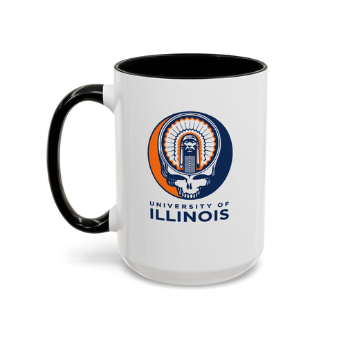 Grateful Dead - Chief Illiniwek Grateful Dead Stealie Coffee Mug - StealieShop