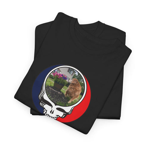 Custom Dog Stealie Unisex Grateful Dead T-Shirt (36)