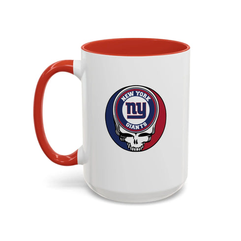 New York Giants Grateful Dead Stealie Coffee Mug (11oz or 15oz) - StealieShop