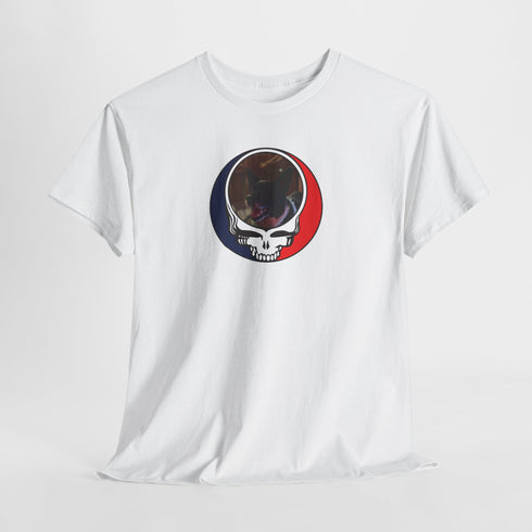 Custom Dog Stealie Unisex Grateful Dead T-Shirt (117)