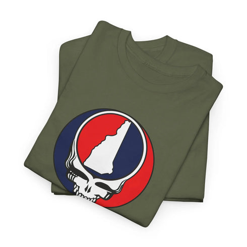 New Hampshire Map Stealie Grateful Dead T-Shirt