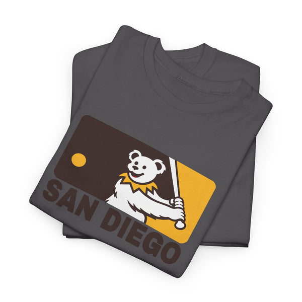 San Diego Padres Original Dancing Bear Unisex Grateful Dead T-Shirt