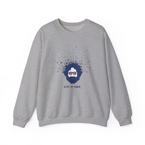 Grateful Dead - Jerry's Bursting With Music | Life is dead. Crewneck Sweatshirt - StealieShop