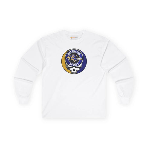 Baltimore Ravens Grateful Dead Long Sleeve Tee Printify