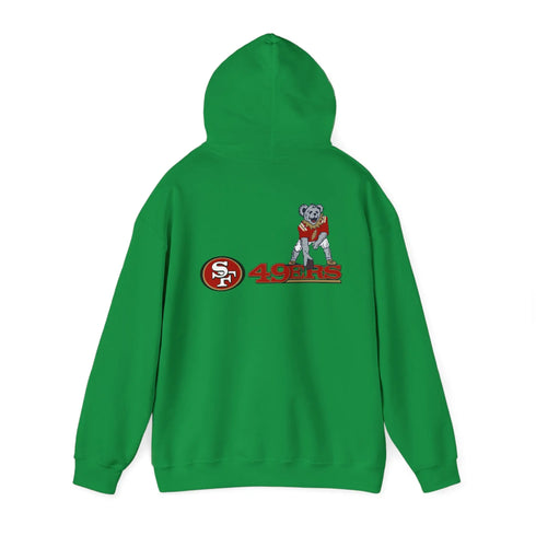 San Francisco 49ers Dancing Bear Unisex Hoodie - NFL - StealieShop