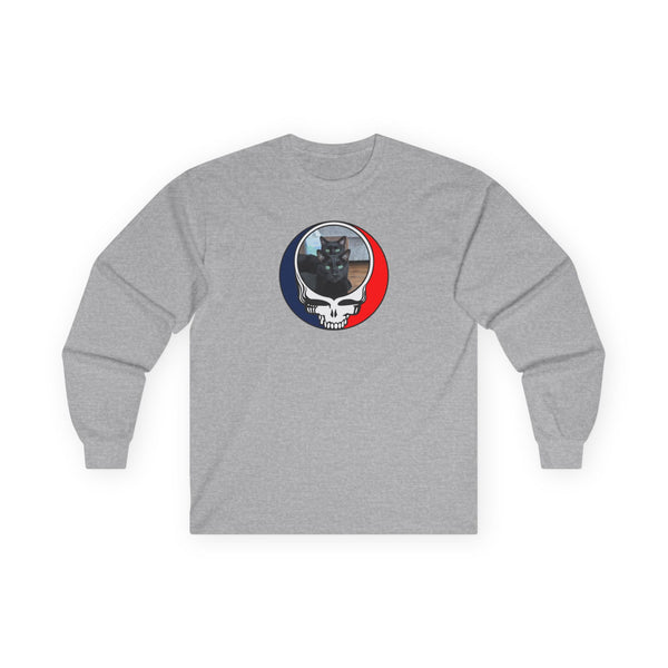 Custom Cat Stealie Grateful Dead Long Sleeve Tee (60)