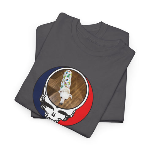 Custom Dog Stealie Unisex Grateful Dead T-Shirt (118)