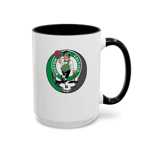 Boston Celtics Grateful Dead Stealie Coffee Mug StealieShop