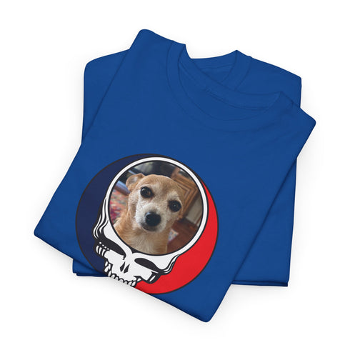 Custom Dog Stealie Unisex Grateful Dead T-Shirt (76)