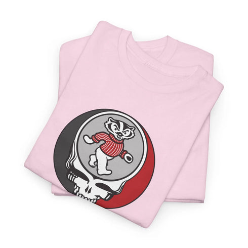 Grateful Dead - Wisconsin Dancing Badger Stealie Grateful Dead T-Shirt - StealieShop