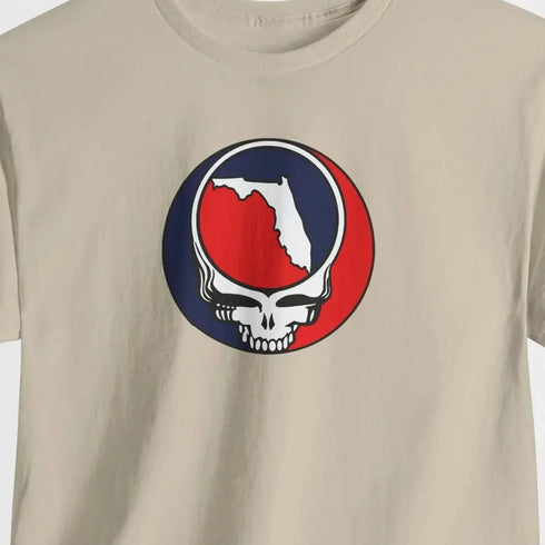 Florida Map Stealie Grateful Dead T-Shirt