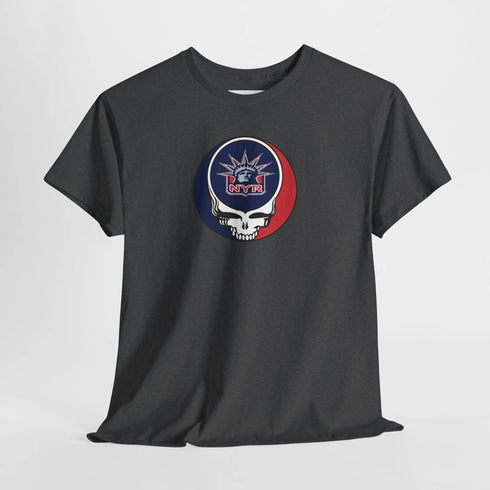 Grateful Dead - New York Rangers Grateful Dead Steal Your Face T-Shirt - NHL - StealieShop