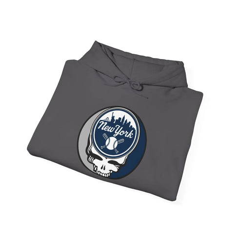 Grateful Dead - Yankees Classic Stealie Unisex Heavy Blend Hoodie - MLB - StealieShop